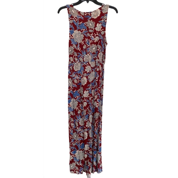 NWOT LUCKY BRAND Maroon Floral Print Tank Dress Size Extra Small - Picture 5 of 6